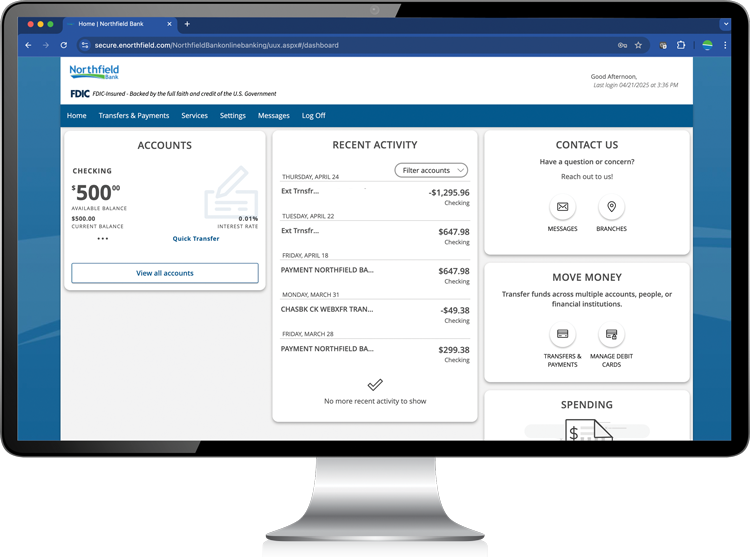 Northfield Bank Digital Banking Upgrade